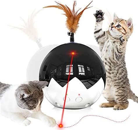 Offbeatism Cat Laser Toys Automatic Cat Laser Toy Tumbler Design Rechargeable Cat