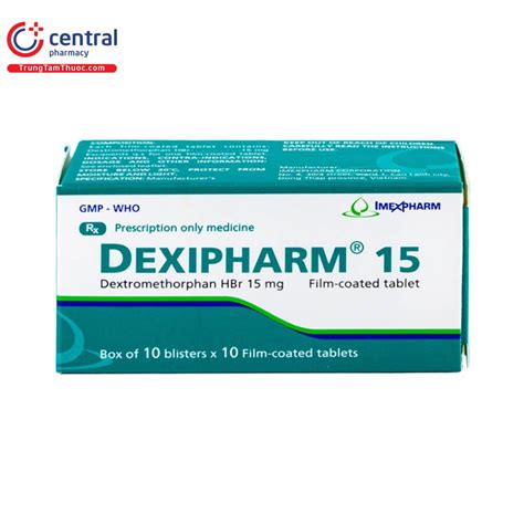 ChÍnh HÃng Thuốc Dexipharm 15 Vb H100 điều Trị Ho Do Cảm Lạnh