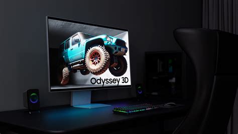 D Sans Lunettes Samsung D Voile Son Moniteur De Gaming Odyssey D