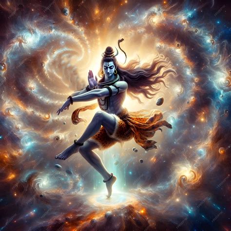 Premium Photo | AI image of Lord Shiva in a dynamic dance pose