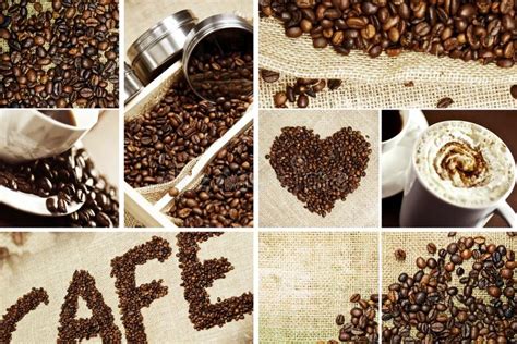 Coffee Mosaic stock image. Image of cafe, canvas, mosaic - 31620207