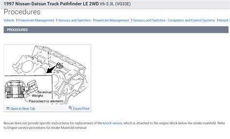 Knock Sensor Location Where Is The Knock Sensor Located At