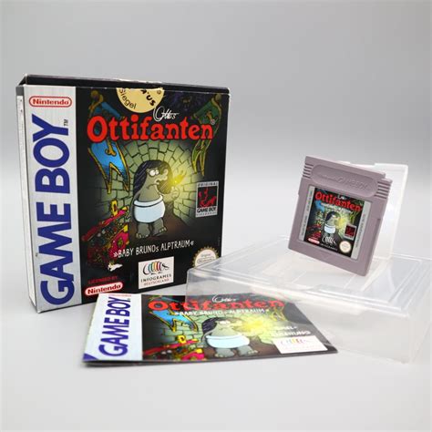 GameBoy Ottos Ottifanten Baby Brunos Alptraum Spiel Mit OVP