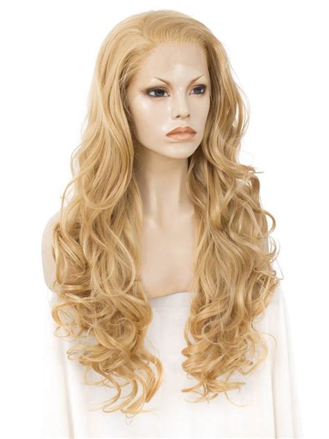 Blonde Natural Wavy Synthetic Lace Front Wig Fashionlovehunter