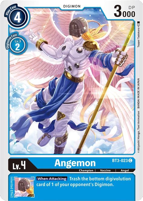 Angemon BT3 023 Release Special Booster Digimon Card Game