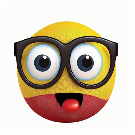 Premium Ai Image Expressive Emoticon Face Funny Emoji