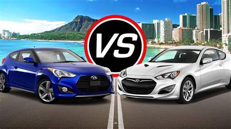 Hyundai Veloster Turbo Vs Genesis Coupe Spec Comparison Youtube