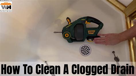 How To Clean A Clog In A Shower Stall Drain Or A Bath Tub With The