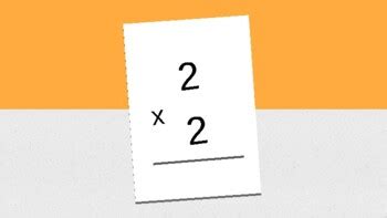 Digital Multiplication Flash Cards By Brenda Swanson Tpt