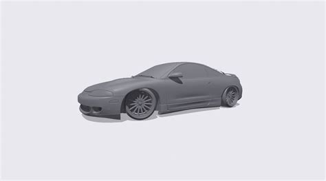 Stl File Mitsubishi Eclipse Gsx 🚗・model To Download And 3d Print・cults