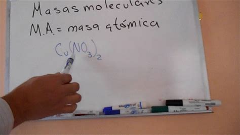 Cálculo de masas moleculares YouTube