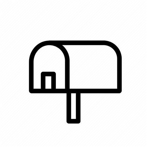 Box Mailbox Massage Office Outline Icon Download On Iconfinder