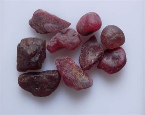 8pc Aa Natural Spinel Raw Rough Red Spinel Gemstone Red Raw Of Etsy