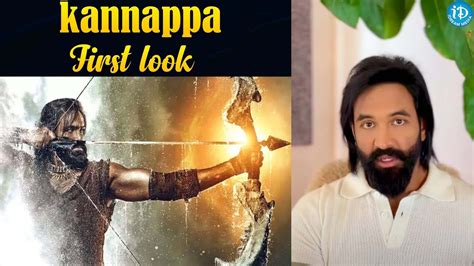 Kannappa First Look Launched Kannappa Movie Story Book Vishnu