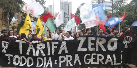 Passe Livre Faz Manifestação Em São Paulo Contra Aumento Da Tarifa