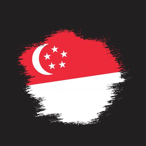 Vintage Singapore grungy flag vector 17341451 Vector Art at Vecteezy