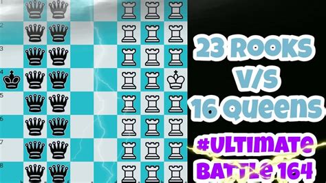 Ultimate Battle 164 23 Rooks Vs 16 Queen Fairy Gameplay YouTube