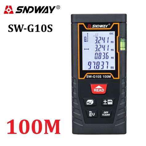 Sndway medidor de distância do laser 100m 80m 60m 40m rangefinder laser