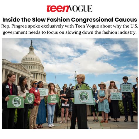 Slow Fashion Caucus | U.S. Representative Chellie Pingree