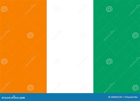 High Detailed Flag Of Ivory Coast National Ivory Coast Flag Africa