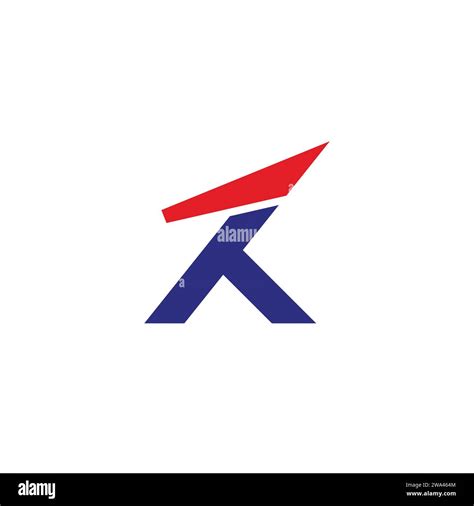 Letter Tk Simple Arrow Geometric Logo Vector Stock Vector Image Art