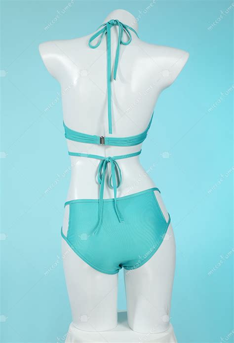 Women Nami Two Piece Swimsuit Costume Sexy Bikini Set Top And Bottoms Bathing Suit OP Cosplay