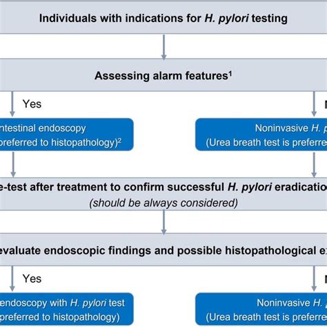 Algorithm For Selection Of Helicobacter Pylori Eradication Regimen