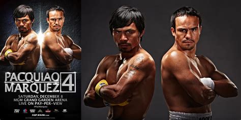 Manny Pacquiao Vs Juan Manuel Marquez 4 Fight Poster Photographed By