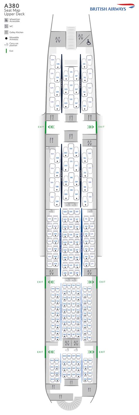 Aircraft seat maps | Information | British Airways