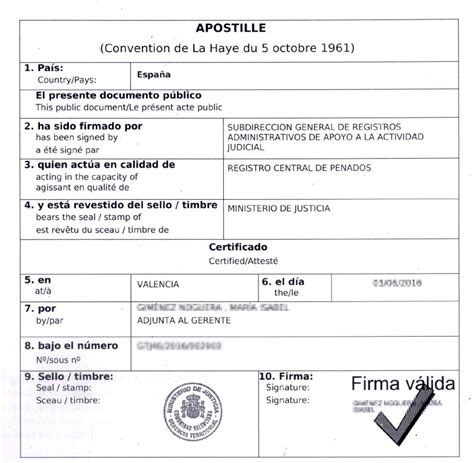 Traducción Jurada y Apostilla de La Haya Traducción Jurada Tenerife