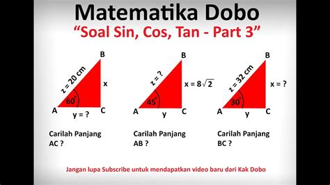 Soal Sin Cos Tan Part 3 YouTube