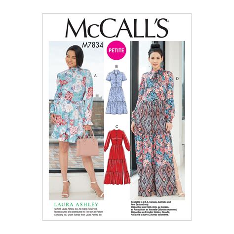 Mccalls Patterns Dress Costume Patterns Womens Sewing Patterns