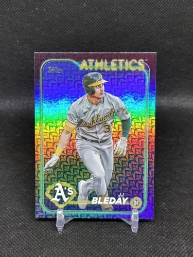 2024 Topps Series 1 JJ Bleday 147 Easter Holiday Foil Oakland