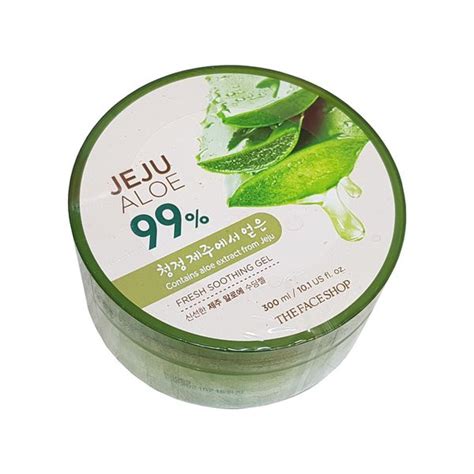 The Face Shop Jeju Aloe Fresh Soothing Gel Ml Shopee Singapore