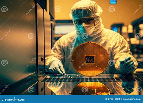 Wafer Semiconductor Manufacturing In Advanced Technological Laboratory