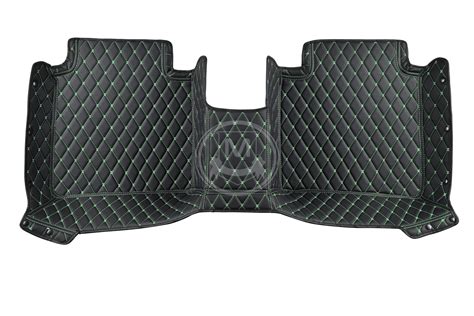 Shop Black With Green Diamond Car Floor Mat Online Manicci