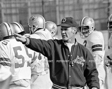 Dallas Cowboys Tom Landry Photo Picture Football Photograph Etsy