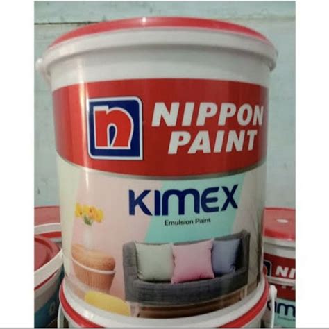 Jual CAT TEMBOK NIPPON PAINT PUTIH KIMEX BS 9102 5KG 5 KG 9102 SS WARNA