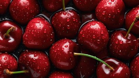 Premium AI Image | Bing cherry Background Background Wallpaper Desktop ...