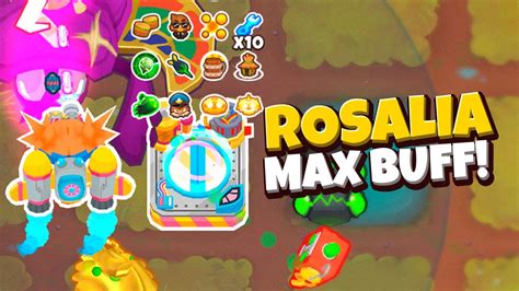 Coloquei TODOS OS BUFFS Na Rosalia MOD Golden Village Bloons TD 6