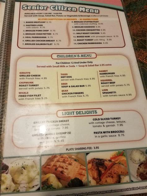 Menu at Bethlehem Diner restaurant, Allentown