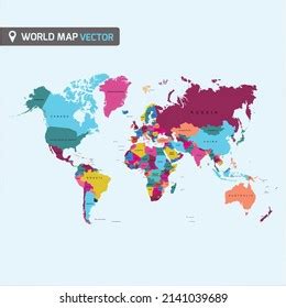 Colorful Infographic World Map Collection Stock Vector (Royalty Free ...