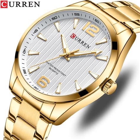 Relógios Masculinos Original CURREN Marca 40mm Discagem Casual Simples