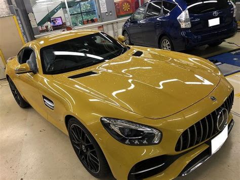 メルセデスベンツ AMG GTS ルーフラッピング施工グーネットピット