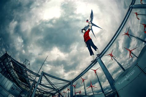 Fond d écran des sports Anime ciel Sauter bleu Knite Atmosphère