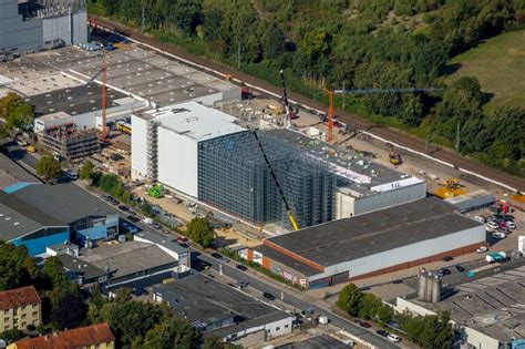 Witten Von Oben Erweiterungs Neubau Baustelle Auf Dem