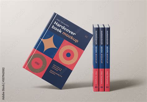 Hardcover Book Mockup Stock Template | Adobe Stock