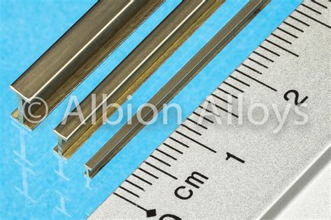 Albion Alloys Brass Beam 6mm X 3mm 1 Length Chronos Engineering Supplies