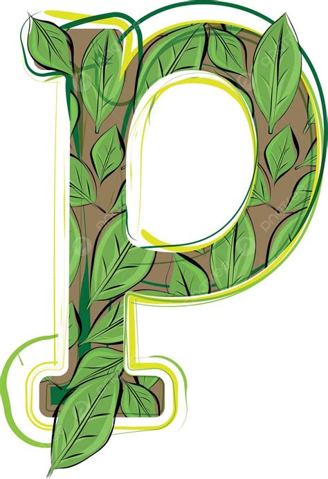 Green Leaf Alphabet Illustration Letter A Eco Plant Earth Vector Eco