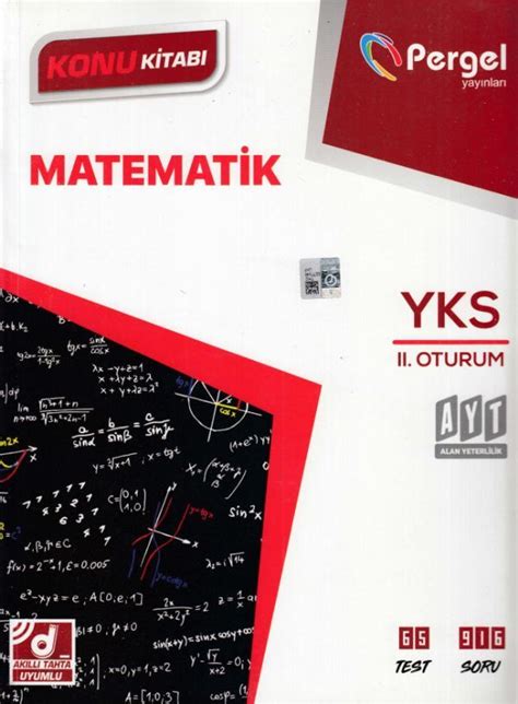 Pergel AYT Matematik Konu Kitabı Yeni Kolektıf Alkapida